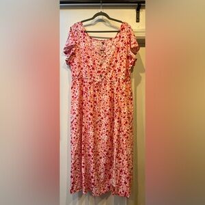 Floral Pink Dress